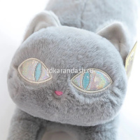 Игрушка-подушка "Кот Батон" 90см серый BW2568 от магазина "Карандаш"