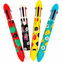 Ручка шариковая "Монстрики" 0,5мм, автомат, 7-х цветная, 4 вида 11716-24 от магазина "Карандаш"