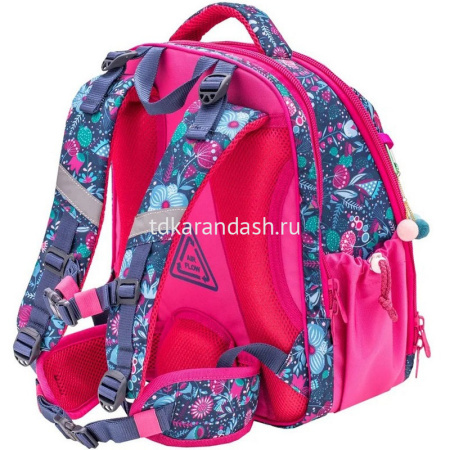 Ранец "Butterfly" 38х35х19см, 800гр, 2 отделения, 2 кармана, с брелком 338-82/9 от магазина "Карандаш"