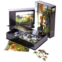 Пазлы 500 эл. "Premium. Legend Art Series. Два спаниеля" 48х33см с постером 070957 от магазина "Карандаш"