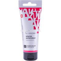 Краска акриловая 75мл краплак красный туба с европодвесом Сонет 28109317 от магазина "Карандаш"