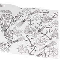 Арт-раскраска "Путешествие" А4 (195х275мм) 48стр. склейка, лак Р-9743 от магазина "Карандаш"