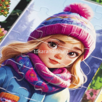 Пазлы 38 эл. "2 В 1. Для девочек. Лето-Зима" 20х30см в рамке ИнПР_33012/089562 от магазина "Карандаш"