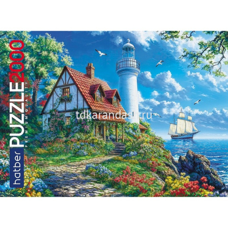 Пазлы 2000 эл. "Premium. Дом с маяком" 68х98см 2000ПЗ1_33472/090273 от магазина "Карандаш"