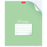 Тетрадь А5 24л клетка "С уголком" на скобе, 5 цветов 24Т5В1/040602 от магазина "Карандаш"