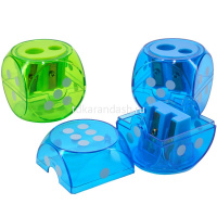 Точилка 2 отв. "Funsharp. Кубик" с контейнером, пластик 2 цвета 35-0025 от магазина "Карандаш"