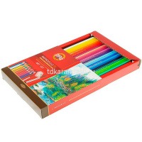 Карандаши акварельные 72 цвета "Mondeluz" шестигранные дерево, картон 3714/72 от магазина "Карандаш"