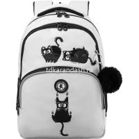 Рюкзак 27х40х20см, 820гр, 2 отделения, 3 кармана, молочный с обвесом RG-660-3/1 от магазина "Карандаш"