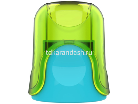 Точилка 2 отв. "U-touch" с контейнером, пластик, цвет ассорти ER01100 от магазина "Карандаш"