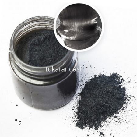 Пигмент для эпоксидной смолы 10гр металлический, черный AC-MET-00-010-BLK
