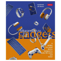 Тетрадь А5 48л линия "Мои гаджеты" на скобе 5 дизайнов 080223 от магазина "Карандаш"