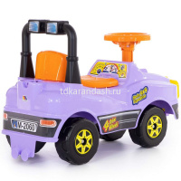 Каталка-автомобиль "Джип №2" 61х29,5х42,5см, сиреневый, пластик 62895 от магазина "Карандаш"