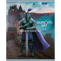 Тетрадь А5 48л клетка "Путь воина" 70гр, на скобе конгрев фольга УФ лак 5 дизайнов 48Т5КфвлA1/058989 от магазина "Карандаш"