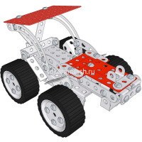 Конструктор металлический "Для уроков труда. Транспорт 3в1" 201 деталь 02215 от магазина "Карандаш"