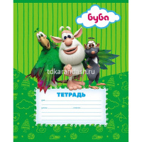Тетрадь А5 12л линия "Буба" на скобе 5 дизайнов 082438 от магазина "Карандаш"