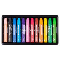 Пастель масляная 12 цветов "Color Emotion" шестигранный корпус, картон EC20100 от магазина "Карандаш"