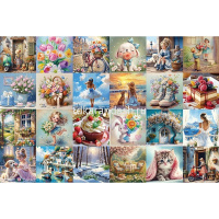 Пазлы 120 эл. "Premium. Сюрприз. Пожелание для девушек" 15х15см 24 дизайна 120ПЗ58/090910 от магазина "Карандаш"