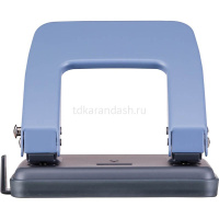 Дырокол "Essential" 20л 2-отв, d-6мм, с линейкой, металл, голубой E0102 от магазина "Карандаш"