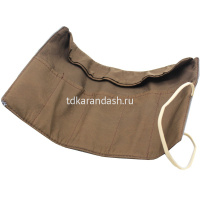 Пенал-скрутка 27,5х20см "Monday morning" на веревке, бежевый, вельвет BB2425 от магазина "Карандаш"