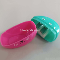 Точилка 2 отв. "Speedy Snail" 45х40х20мм с контейнером, пластик, 3 вида KR971839 от магазина "Карандаш"