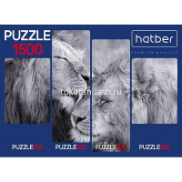 Пазлы 250+500+500+250 эл. "Premium. Львиное царство" А2 4 картинки в 1 коробке 077753 от магазина "Карандаш"