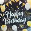 Салфетки "Happy Birthday" 33х33см 20шт 3 вида Y10990-24 от магазина "Карандаш"