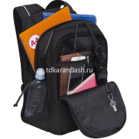 Рюкзак "Urban" 31х42х22см, 780гр, 3 отделения, 3 кармана, черный/красный RU-338-3 /1 от магазина "Карандаш"