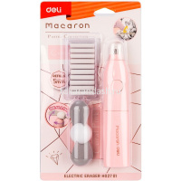 Ластик электрический "Macaron" с вентилятором, розовый, в блистере EH02701 от магазина "Карандаш"