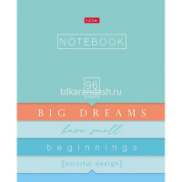Тетрадь А5 96л клетка "Будь собой!" на скобе матовая ламинация 5 дизайнов 96Т5лВ1/080274 от магазина "Карандаш"