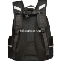 Рюкзак "Футбол" 30х38х20см, 1000гр, 2 отделения, 2 кармана, черный 12-001/31 от магазина "Карандаш"