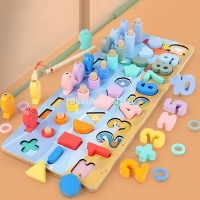 Картинка Игра логическая "Рыбалка-Пирамидка-Пазл" 48,5х19,5см 27 деталей дерево XJ4129 от магазина "Карандаш" Игра логическая "Рыбалка-Пирамидка-Пазл" 48,5х19,5см 27 деталей дерево XJ4129 от магазина "Карандаш"