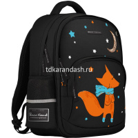Рюкзак "Волшебный лис" 40х30х19см, 800гр, 2 отделения, 3 кармана, черный 12-002-175/01 от магазина "Карандаш"