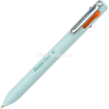 Ручка шариковая "iZee" 0,7мм, автомат, 4-х цветная, мятный корпус BXC467-LC