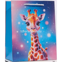 Пакет подарочный "Зверята" 32х26х10см 4 вида Y10561-24 от магазина "Карандаш"