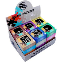 Головоломка металлическая 5х5см 24 вида EPP28 от магазина "Карандаш"