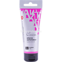 Краска акриловая 75мл розовая туба с европодвесом Сонет 28109322 от магазина "Карандаш"