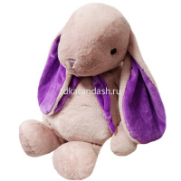 Кролик 58см пудровый/фиолетовый AT365322 от магазина "Карандаш"