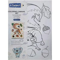 Холст на подрамнике с эскизом 30х40см "Зверята/Космос" VS195093 от магазина "Карандаш"