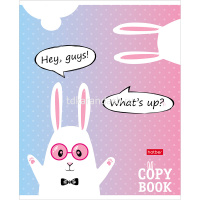 Тетрадь А5 18л клетка "Прикольные зайцы" на скобе, 5 дизайнов 18Т5В1/063090 от магазина "Карандаш"