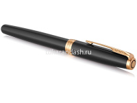 Ручка РЧ "Parker Sonnet Black Lacquer GT" F черная, в подарочной коробке 1948080 от магазина "Карандаш"