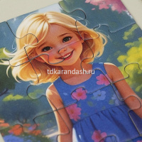 Пазлы 38 эл. "2 В 1. Для девочек. Лето-Зима" 20х30см в рамке ИнПР_33012/089562 от магазина "Карандаш"