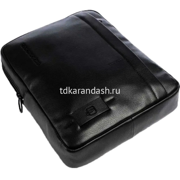 Сумка "Russel" 27х22х6см 1 отделение, черная, натуральная кожа CA1816W137/N от магазина "Карандаш"