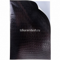 Тетрадь А4 96л клетка Croco черный бумвинил металлик на скобе 96Т4бвВ3/072787 от магазина "Карандаш"