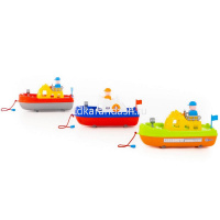 Катер "Микс №3" в сетке, пластик 30,5x14x17,5см 47274 от магазина "Карандаш"