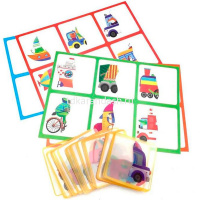 Лото для малышей "Машинки. Найди половинку" пластик, Куликова Е.Н. 978-5-8112-6961-7 от магазина "Карандаш"