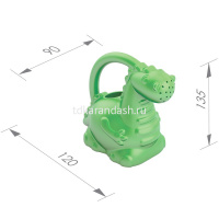 Лейка "Дракоша" 12х9х13,5см пластик, 2 цвета 145H от магазина "Карандаш"