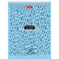 Блокнот А6 40л "COOL Animals" клетка, на спирали, мелованный картон УФ-лак 40Б6В1гр/055480 от магазина "Карандаш"