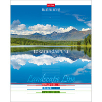 Тетрадь А5 48л линия "Пейзажи" на скобе 5 дизайнов 48Т5B2/012930 от магазина "Карандаш"