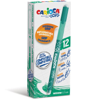 Ручка гелевая "OOPS. Пиши-стирай" 0,7мм зеленая, резиновый грип, зеленый корпус 43039/04 от магазина "Карандаш"