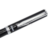 Ручка РЧ "Sterling" 0,7мм синяя, корпус черный/серебро, металл, в футляре K611A-LR7 от магазина "Карандаш"